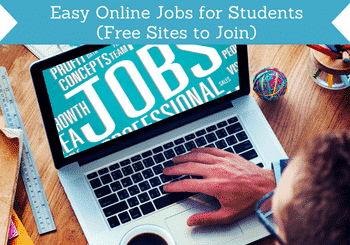 easy online jobs for students header