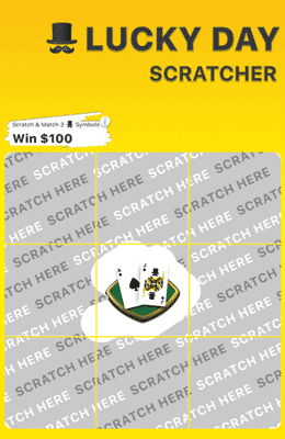 scratch a card on lucky day