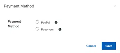 payment method of utest