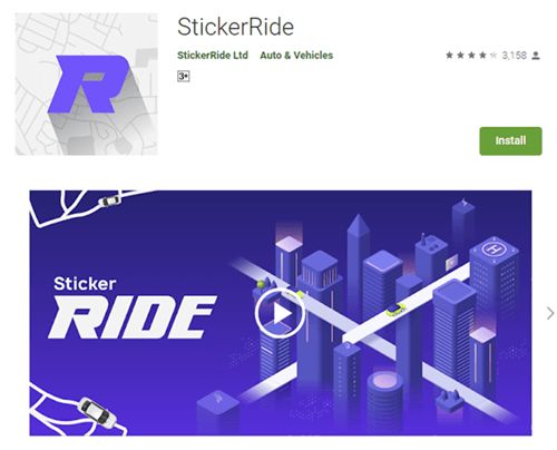 stickerride app