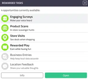 coin rewarded tasks