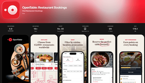 app of opentable