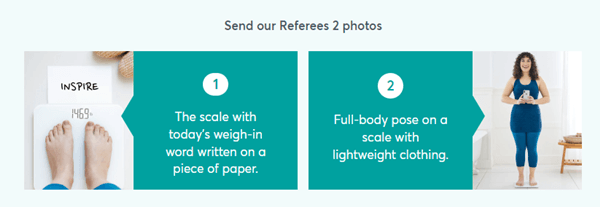 how to take weigh in photos on dietbet