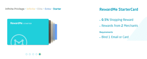 membership levels of rewardme