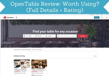 opentable review header