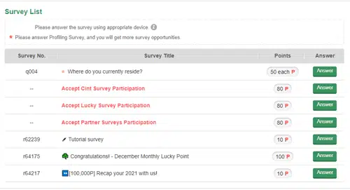 paid surveys of surveyon