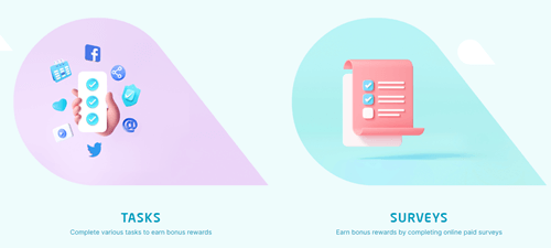tasks and surveys on rewardme