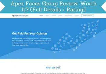 apex focus group review header