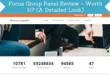 focus group panel review header