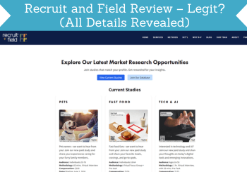 header for recruit and field review