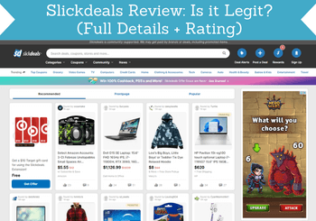 slickdeals review header