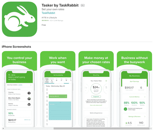 taskrabbit tasker app