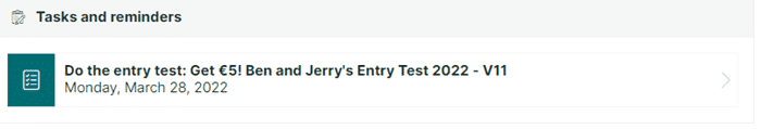 entry test for testbirds