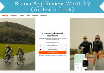 header for strava app review