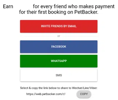 petbacker referral program