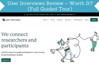 user interviews review header