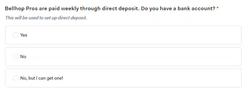 bellhop payment option