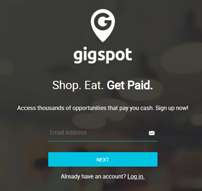 how to register on gigspot