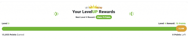 lootup levelup rewards