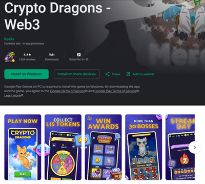 app of crypto dragons