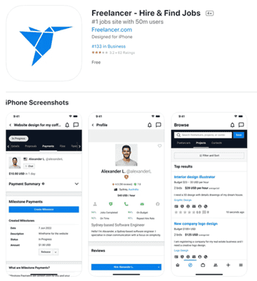 freelancer app