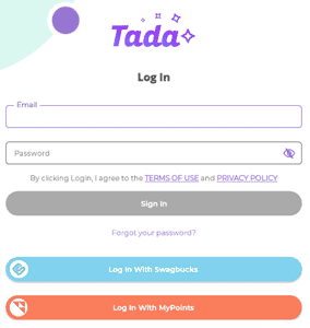 how to sign up on tada