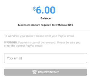 payout option of cash raven