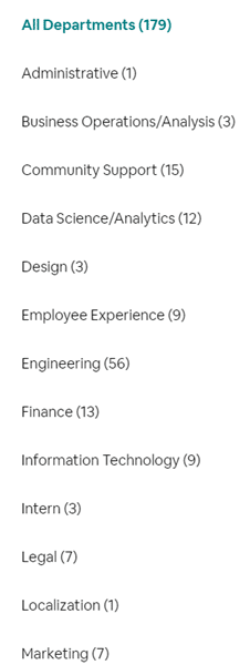airbnb remote job types