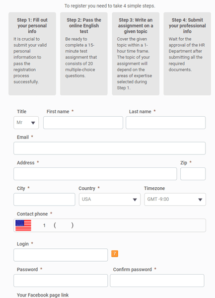 how to register on freelancecareers