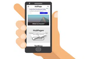 mobile version of hubpages
