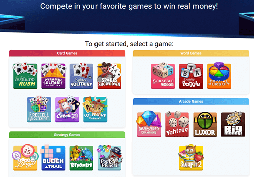 compete for cash in paid game player