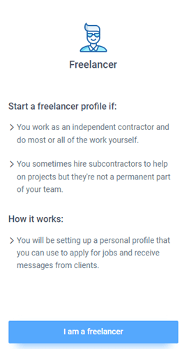 creating your profile on hubstaff talent