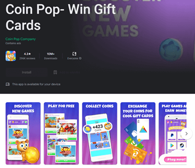 Coin Pop - Jogos com presentes – Apps no Google Play