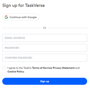 how to join taskverse