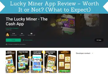 lucky miner app review header