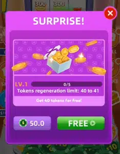 watching ads on lucky chip spin