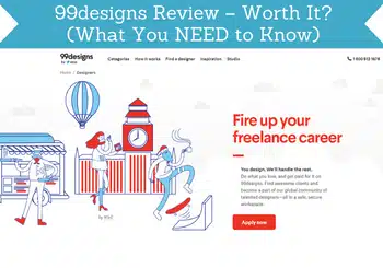 99designs review header