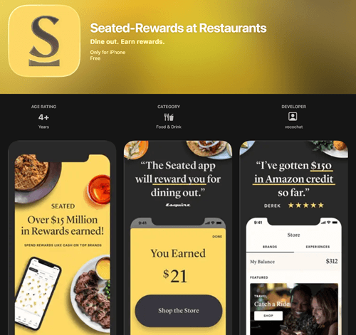app of seated