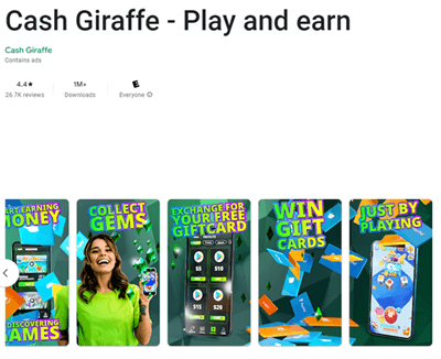 cash giraffe app