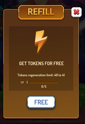 getting tokens for cash empire