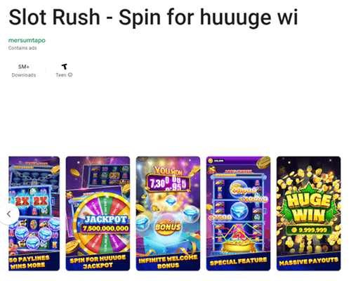 slot rush app