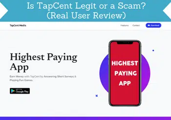 tapcent review header