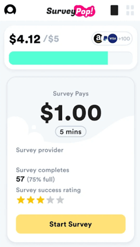 paid surveys of survey pop