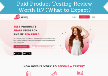header for paid product testing review
