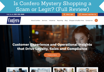confero mystery shopping review header