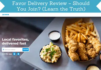 favor delivery review header