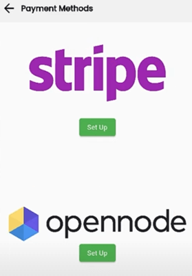 payment methods of stripe