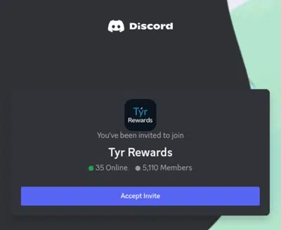 tyr rewards support