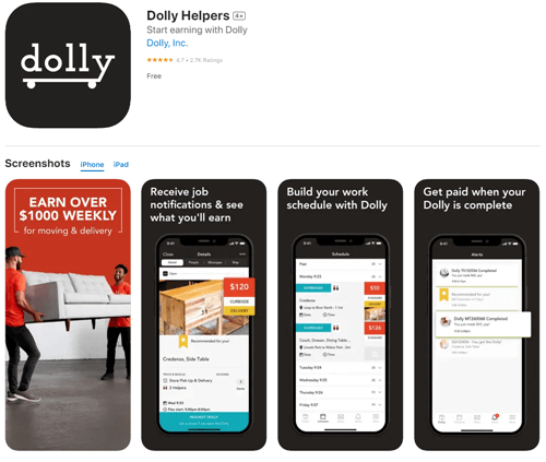 dolly helper app 1