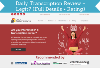 header for daily transcription review